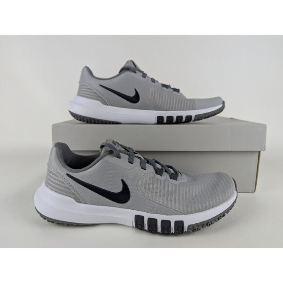 Nike Flex Control 4 Light Smoke Grey White Black Men's Size 7 Women's 8.5 NIB - Picture 1 of 8